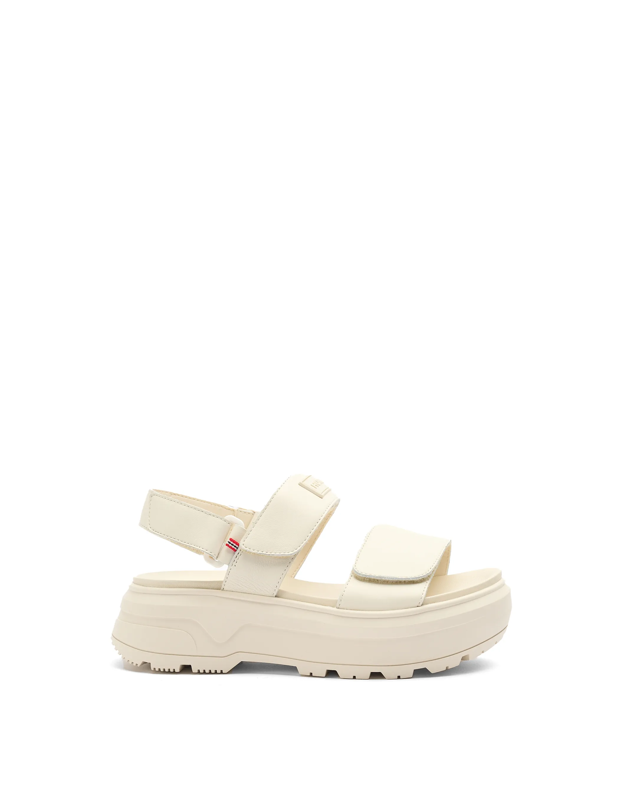 UNISEX CITY REBEL LEATHER HEEL STRAP SANDALS