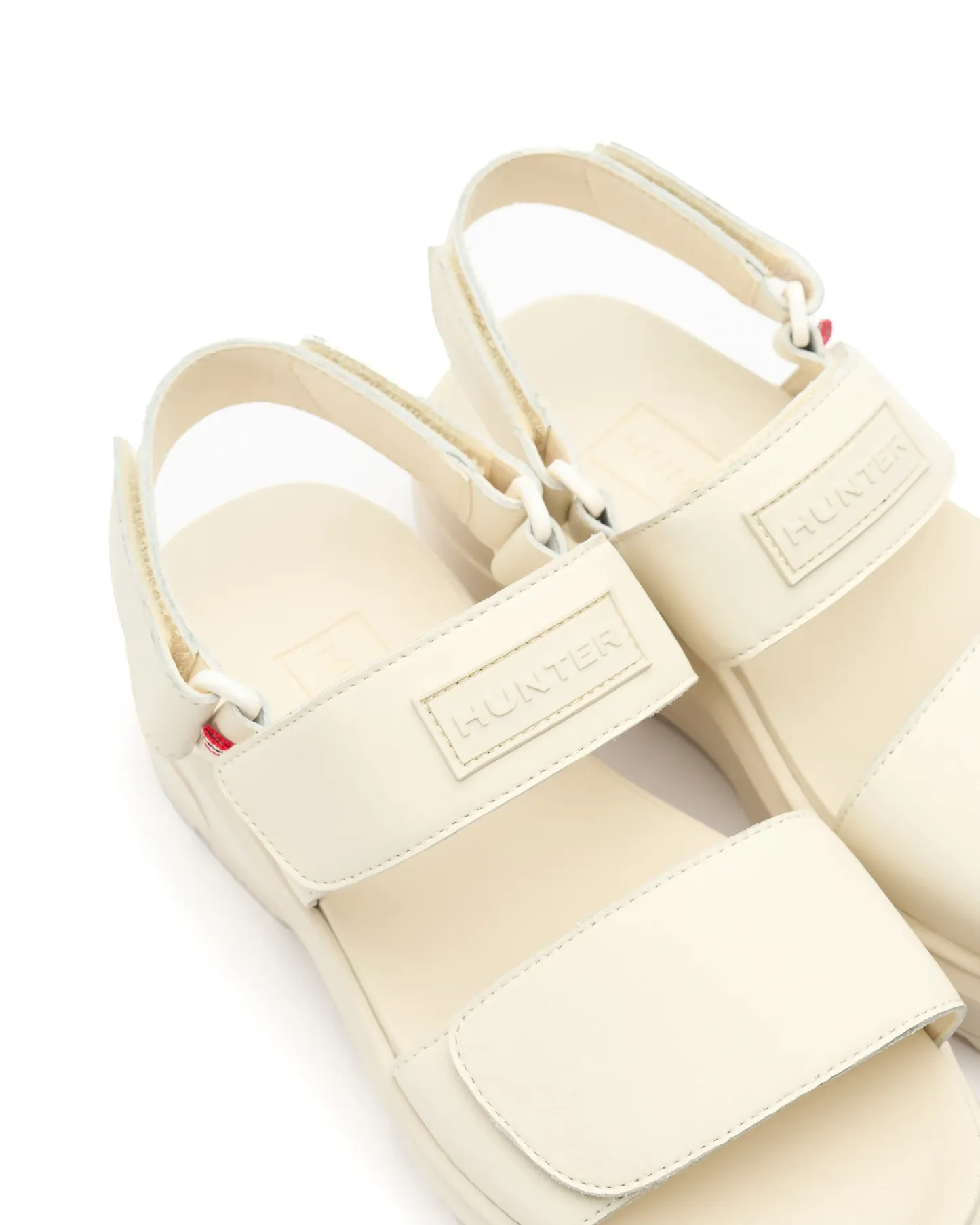 UNISEX CITY REBEL LEATHER HEEL STRAP SANDALS