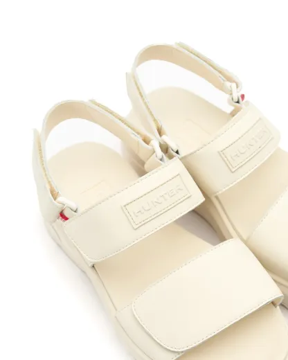 UNISEX CITY REBEL LEATHER HEEL STRAP SANDALS
