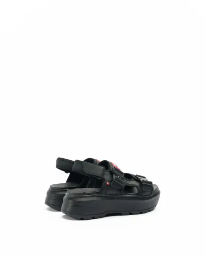 UNISEX CITY REBEL NEO LEATHER BUCKLE SANDALS