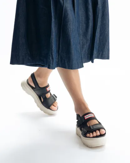 UNISEX CITY REBEL NEO LEATHER BUCKLE SANDALS