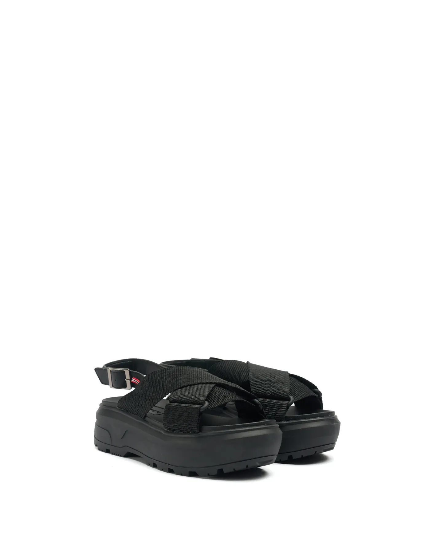 UNISEX CITY REBEL WEBBING CROSS-OVER SANDALS