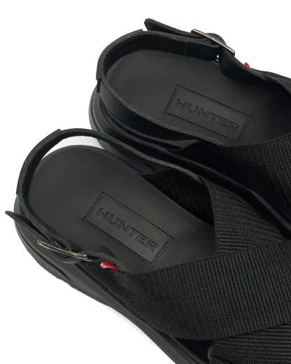 UNISEX CITY REBEL WEBBING CROSS-OVER SANDALS