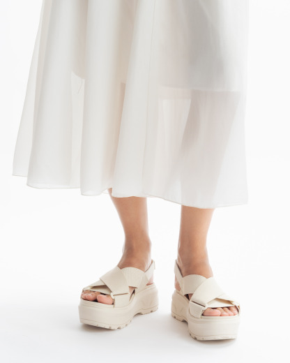 UNISEX CITY REBEL WEBBING CROSS-OVER SANDALS