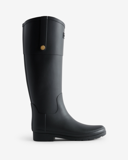 WOMENS REFINED GOLD TRIM RIDING BOOT