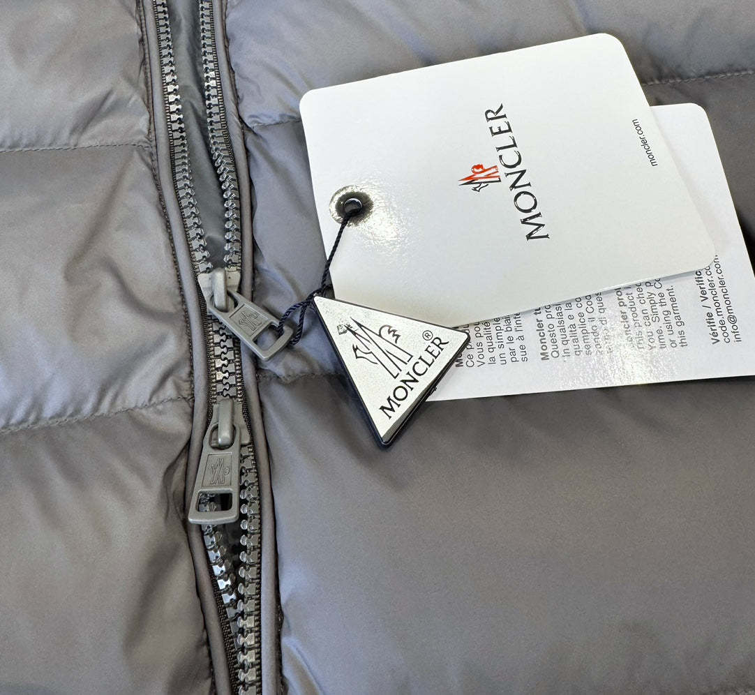 MONCLER    2024年最新作 スタンドカラーニットパッチワークダウンジャケット