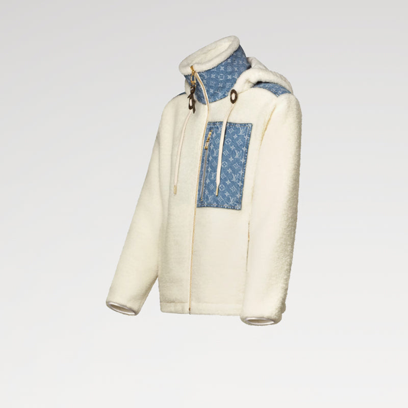 LOUIS VUITTON    モノグラムアクセント フリースジャケット  1AIQQJ