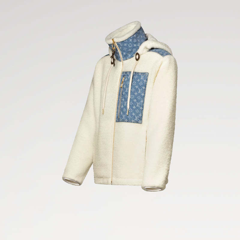 LOUIS VUITTON    モノグラムアクセント フリースジャケット  1AIQQJ