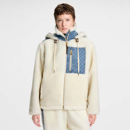 LOUIS VUITTON    モノグラムアクセント フリースジャケット  1AIQQJ