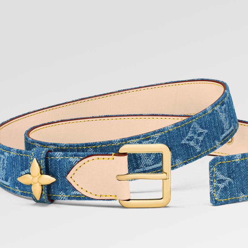 LOUIS VUITTON   ベルト･フラワーグラム アルディヨン 30MM   PMRef:M8477W-LOUIS VUITTON 