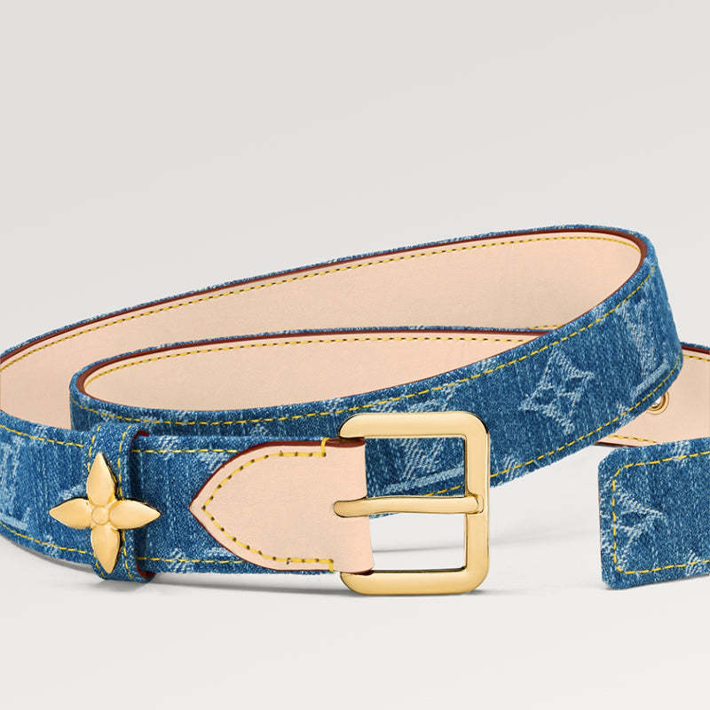 LOUIS VUITTON   ベルト･フラワーグラム アルディヨン 30MM   PMRef:M8477W-LOUIS VUITTON 