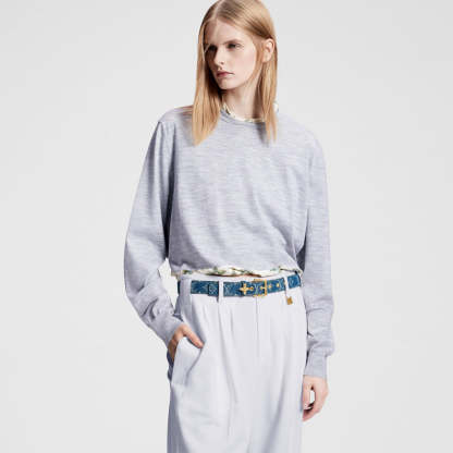 LOUIS VUITTON   ベルト･フラワーグラム アルディヨン 30MM   PMRef:M8477W-LOUIS VUITTON 