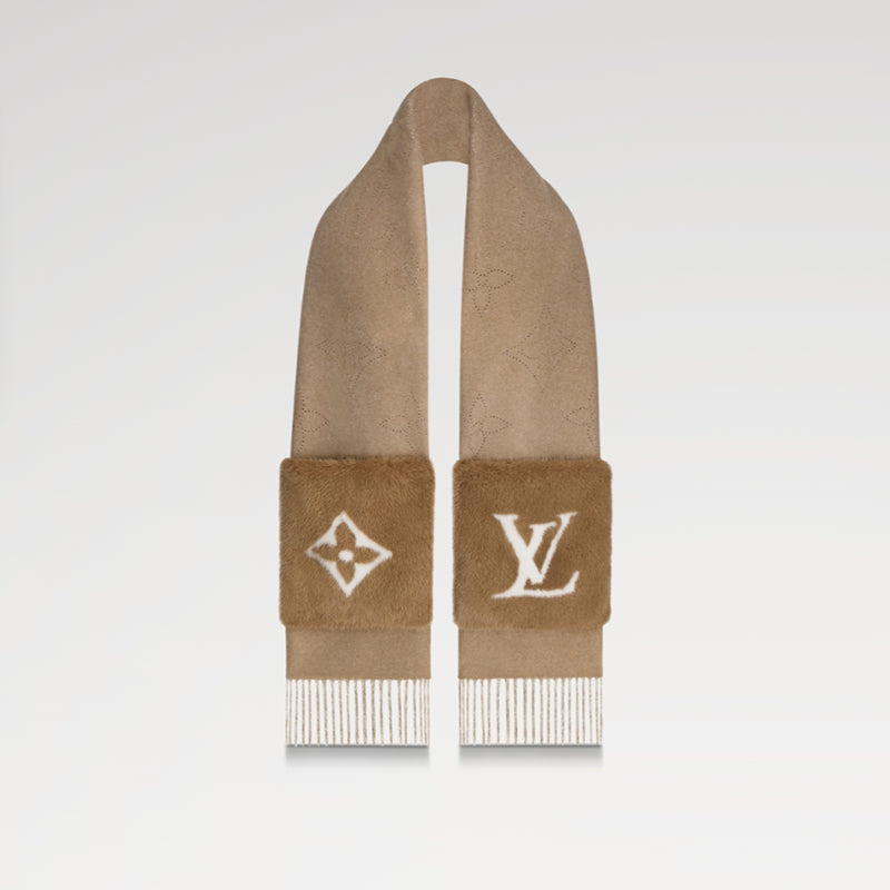 LOUIS VUITTON    マフラー･カシュ ヴィゾン LV コージー   Ref:M77736-LOUIS VUITTON 