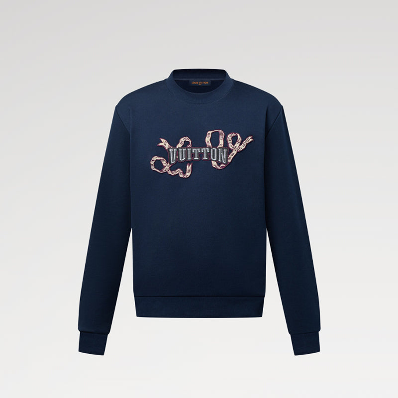 LOUIS VUITTON    エンブロイダードコットンクルーネック-LOUIS VUITTON 