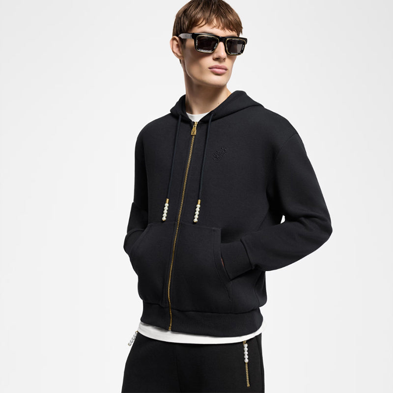 LOUIS VUITTON    エンブロイダードジップジャージーフーディ-LOUIS VUITTON 