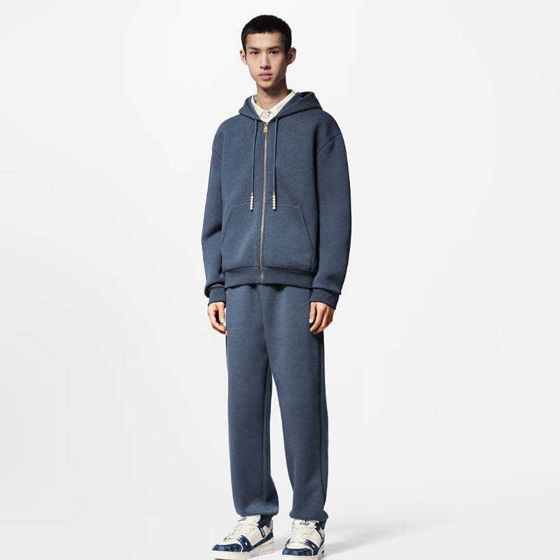 LOUIS VUITTON    エンブロイダードジャージージップスルーフーディ-LOUIS VUITTON 