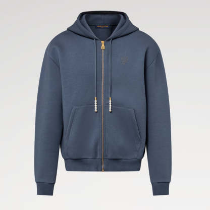 LOUIS VUITTON    エンブロイダードジャージージップスルーフーディ-LOUIS VUITTON 