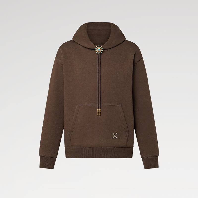 LOUIS VUITTON    エンベリッシュドコットンフーディ-LOUIS VUITTON 