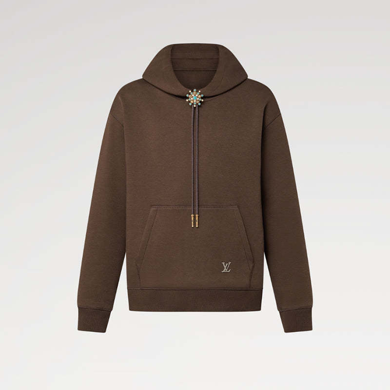 LOUIS VUITTON    エンベリッシュドコットンフーディ-LOUIS VUITTON 