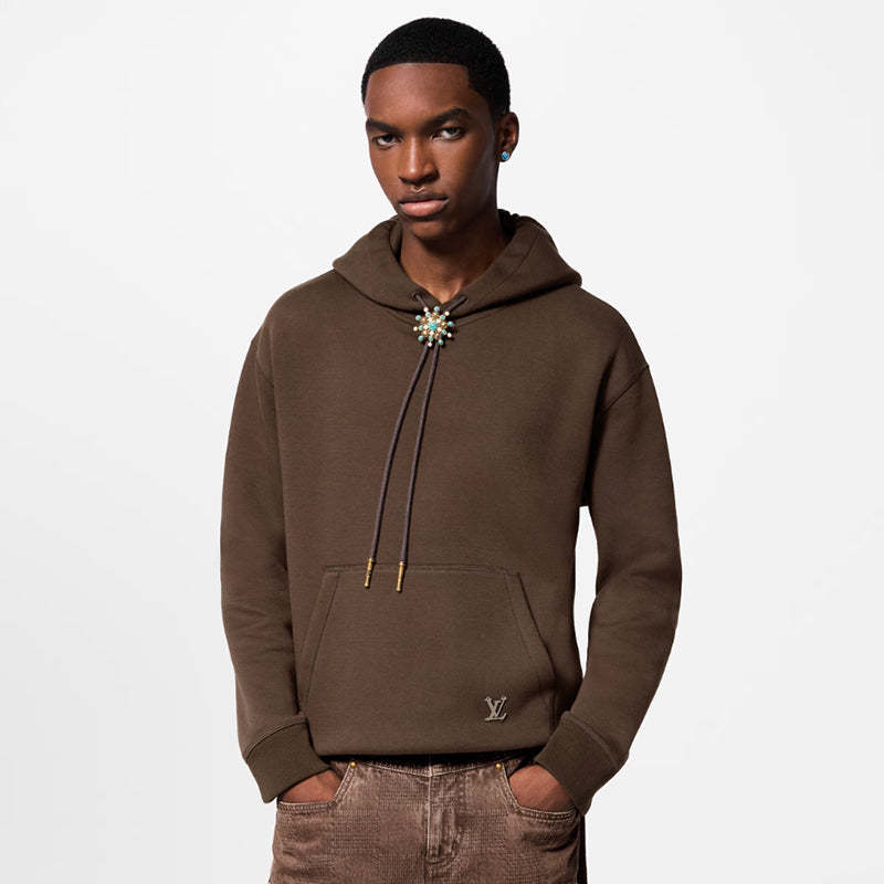 LOUIS VUITTON    エンベリッシュドコットンフーディ-LOUIS VUITTON 