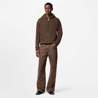 LOUIS VUITTON    エンベリッシュドコットンフーディ-LOUIS VUITTON 