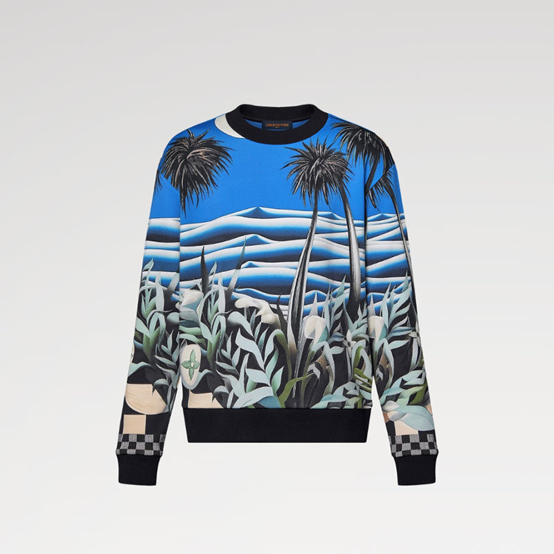 LOUIS VUITTON    プリントテクニカルコットンスウェットシャツ-LOUIS VUITTON 