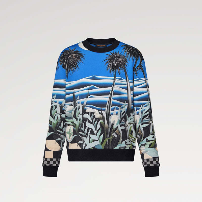 LOUIS VUITTON    プリントテクニカルコットンスウェットシャツ-LOUIS VUITTON 
