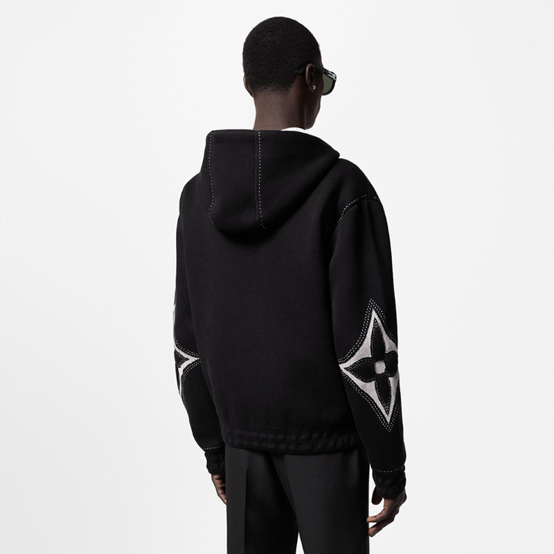 LOUIS VUITTON    インターシャ ジップアップ コットン パーカー-LOUIS VUITTON 