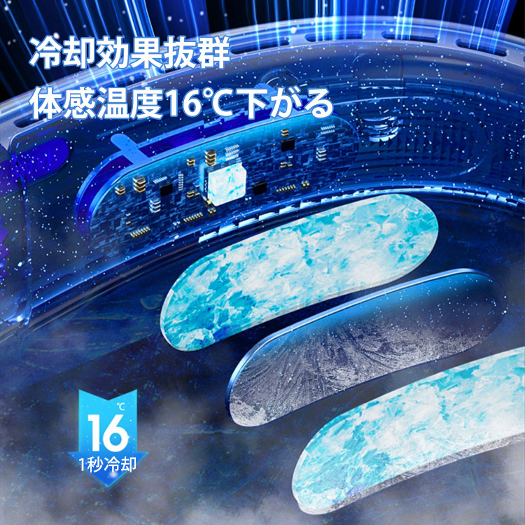 首掛け扇風機