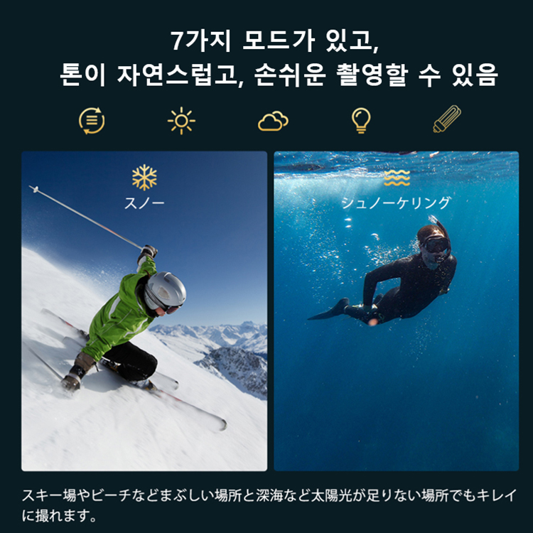 4k 녹화 엄지 스포츠 카메라