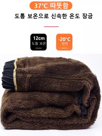 빈티지 하이웨이스트 군살 커버 슬림핏 스트레이트 청바지