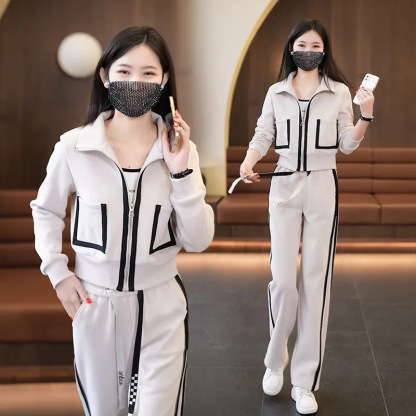 패션 캐주얼 루즈핏 트레이닝 세트