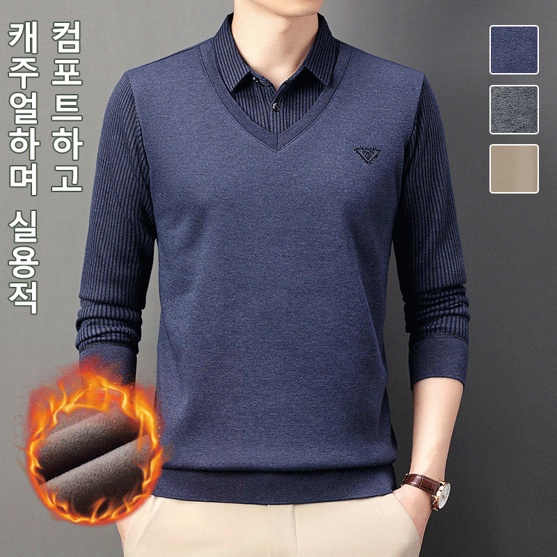 셔츠카라 니트