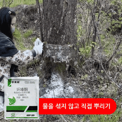 큰 나무 대나무 제초제
