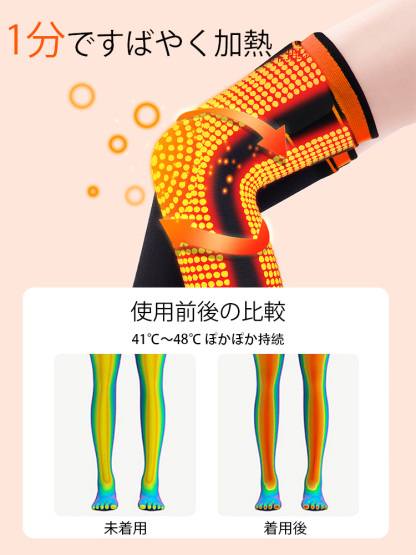 よもぎ温熱膝サポーター