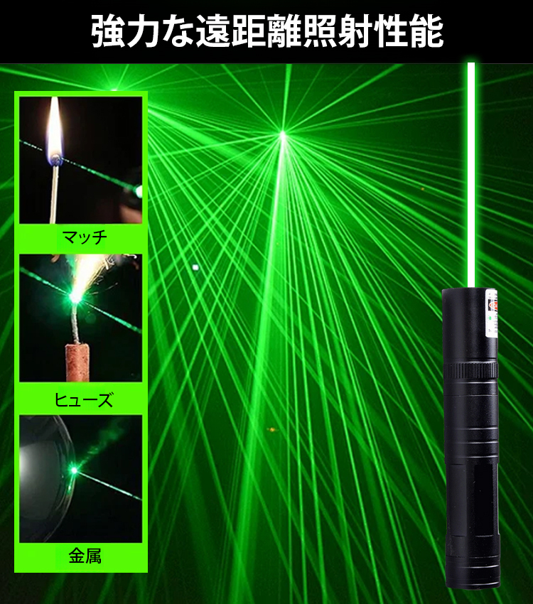 スーパー強力レーザーポインター