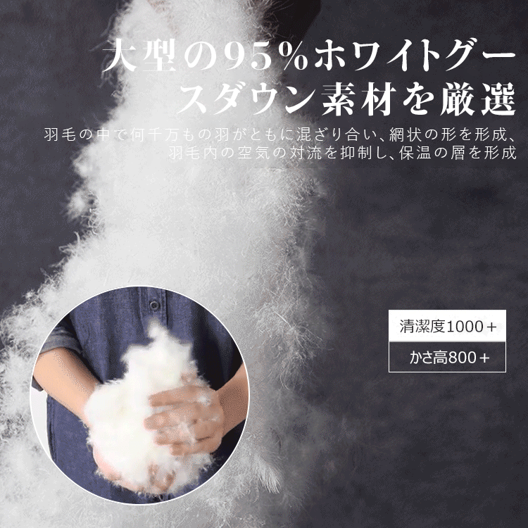 現役整形外科医の推薦!ダウン含有率95%【ホワイトグースダウン掛け布団】限定半額!好評率98% 一番人気 公式正規品、品質保証