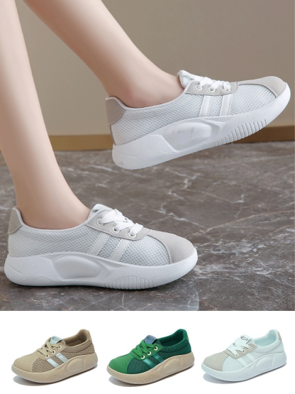 衝撃吸収軽量のメッシュランニングシューズ（女性用）