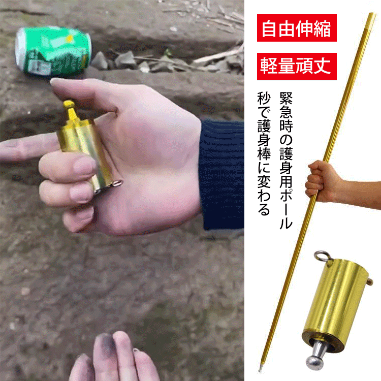 伸縮式多機能トレッキングポール
