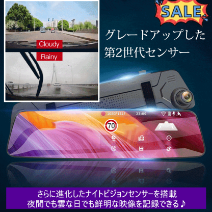 ムミラー型ドライブレコーダー
