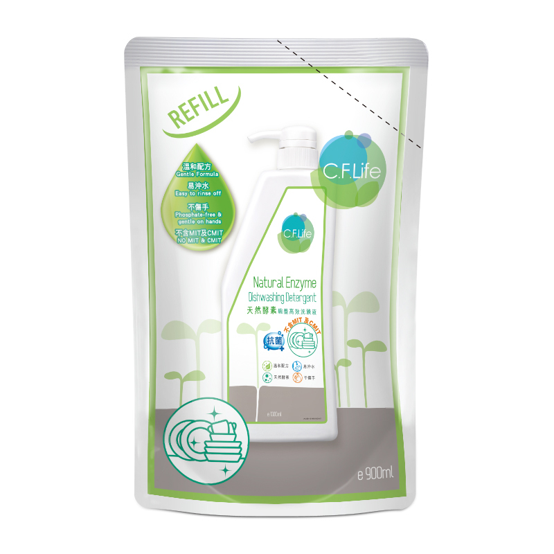 天然酵素碗盤高效洗滌液 (環保裝)-Choi Fung