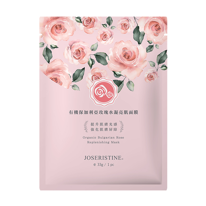 有機保加利亞玫瑰水凝亮肌面膜-Choi Fung