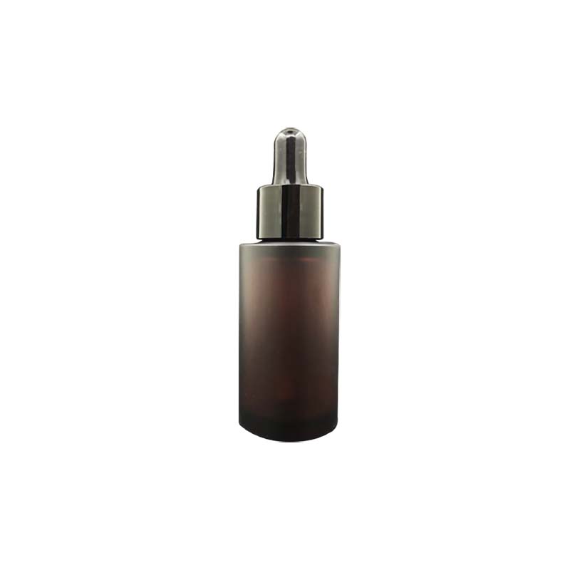 30ml 磨砂茶色滴頭樽