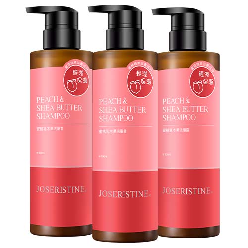 蜜桃乳木果洗髮露 500ml 3支