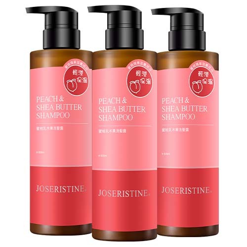蜜桃乳木果洗髮露 500ml 3支-Choi Fung