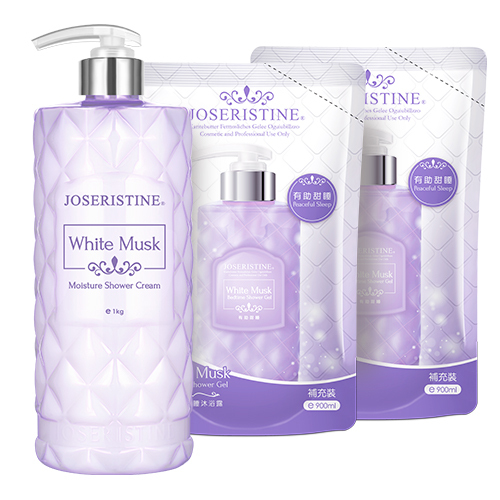 白麝香滋潤沐浴乳1+2優惠裝