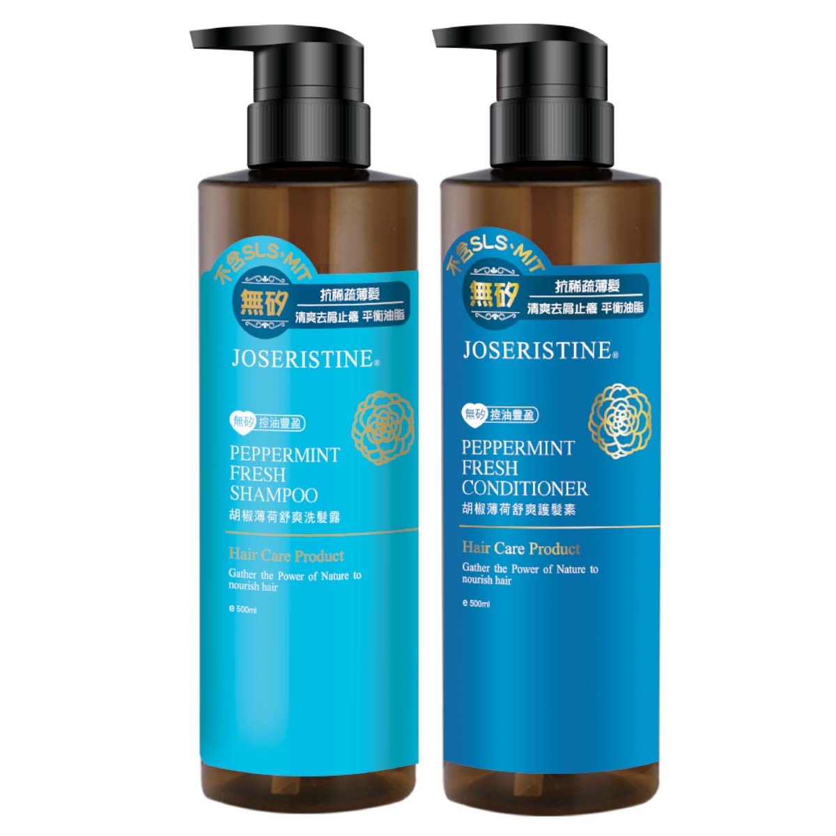 胡椒薄荷舒爽洗髮護髮套裝-Choi Fung