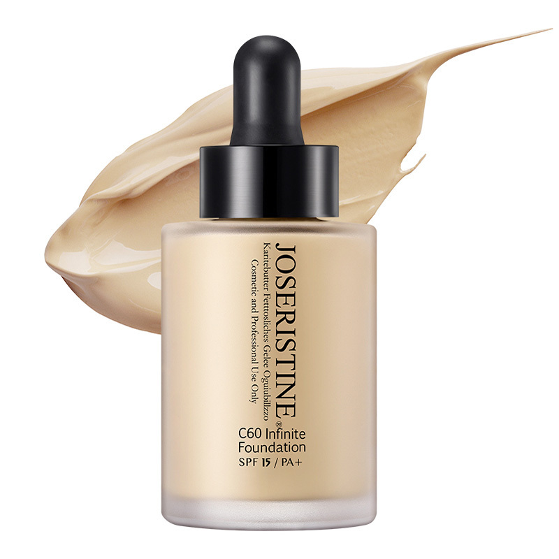 C60富勒烯十項全能精華粉底液SPF15/PA+ (04)