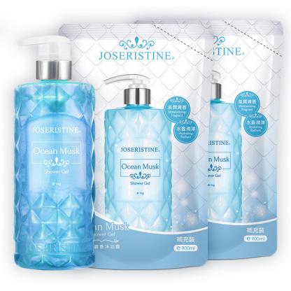 海洋麝香沐浴露1+2優惠裝