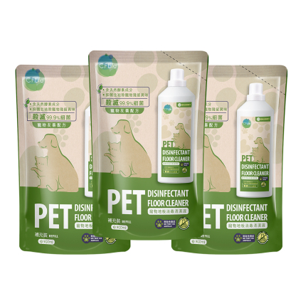 寵物地板消毒清潔液(環保裝) 3包-Choi Fung